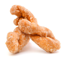 Cakes on a white background