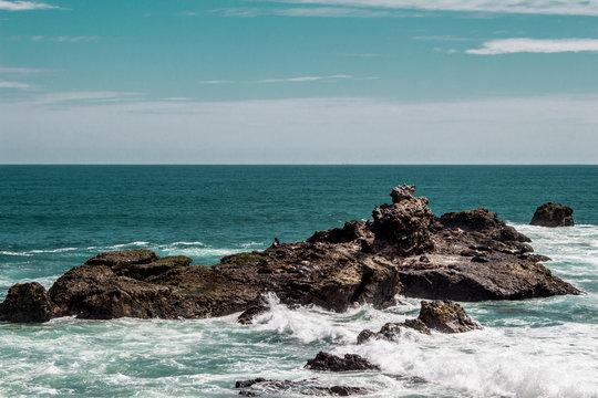 Rocas en la chocolatera