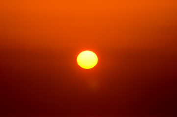 sunset in oualidia