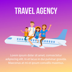 Travel Agency Social Media Square Post with Text