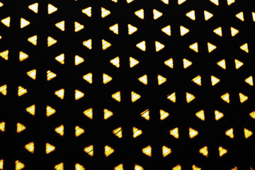 Colorful lattice background pattern in black and white