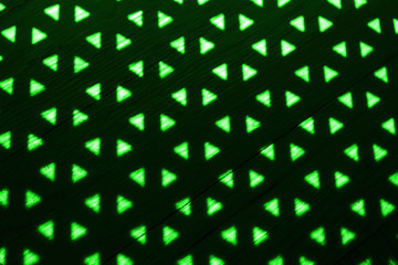 Colorful lattice background pattern in green and white