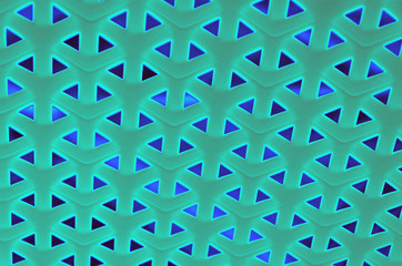 Interwoven design background pattern in blue