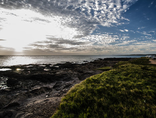 sunset in punta del este