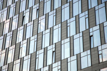 modern building abstract close up