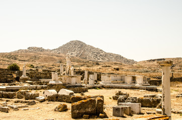 greek ruins in delos