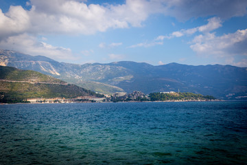 Fototapeta na wymiar view of the bay of amalfi