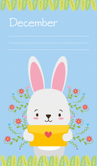 cute animals calendar