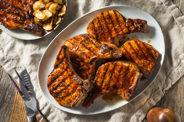 Homemade Barbecue Pork Chops