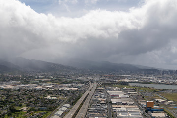 Obraz premium Honolulu Aerial