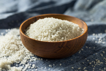 Fototapeta na wymiar Organic Healthy Gray Sea Salt