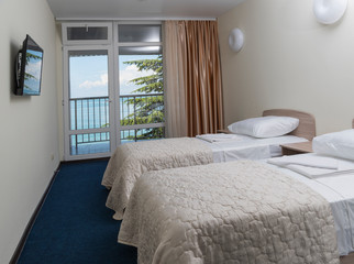  Hotel room with sea view