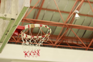basketball hoop on a background © TuTa26