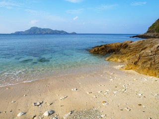 青空と沖縄の海