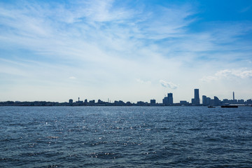(神奈川県ｰ風景)大黒ふ頭から望む横浜港側風景２