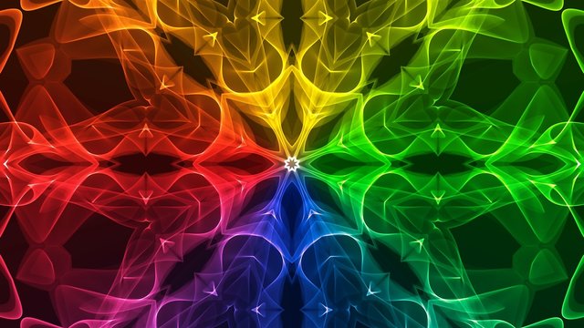 Colorful Rainbow Mandala 03