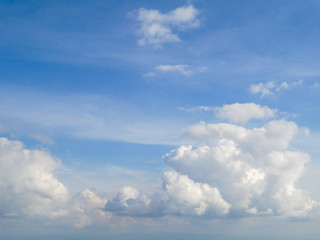 Fototapeta premium blue sky and clouds background.
