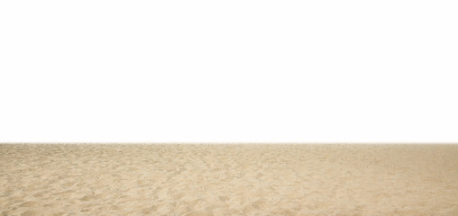 Sand,Beach texture isolated on white background with space for text