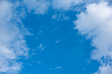 Fototapeta na wymiar Blue sky with soft cloud background