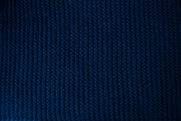 Blue texture fabric. Close up. Art soft focus
