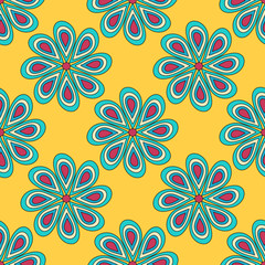 bright colored seamless abstract pattern for your design quality illustration