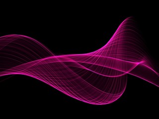 Abstract background, pink waved lines for brochure, website, flyer design