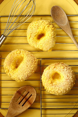 Freshly made cheese bread