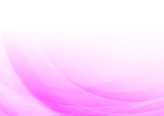 Curved abstract white pink background