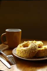 Freshly made cheese bread