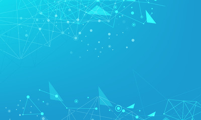 Abstract mesh background with circle,Line and shape.