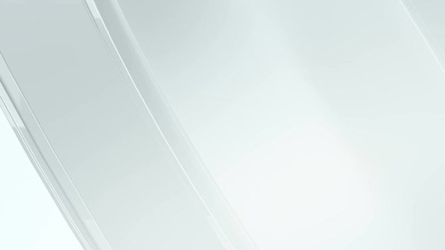 Abstract soft grey colored curved lines animation. 4K Resolution glowing moving shapes background.