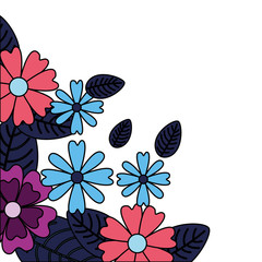 corner decoration flowers