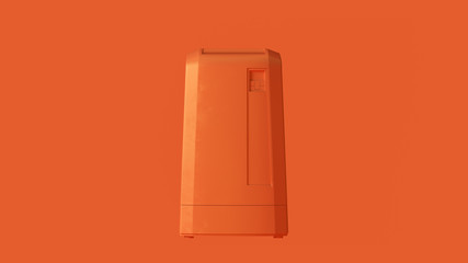 Orange Office Air Conditioner 3d illustration 3d render