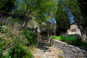 Fototapeta premium Dorfidylle in Lagorce in der Ardeche