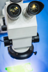 modern microscopes are designed to obtain enlarged images, measure objects or details of the structure, invisible or poorly visible to the naked eye.