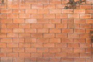 Old brick wall background.