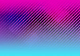 Abstract geometric shape on colors background