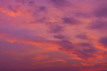 Twilight sky with colorful.