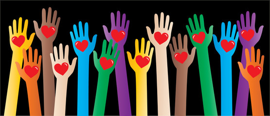 freedom love diversity human hands 
