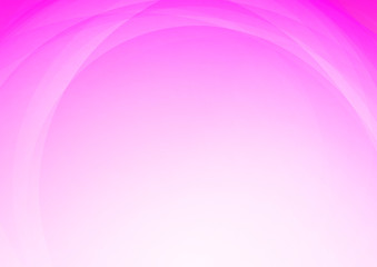 Abstract curved white pink background