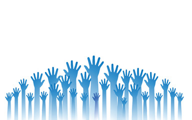 Human rights aid vector