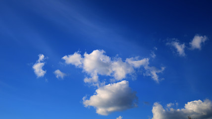 blue sky with clouds