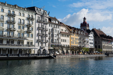 Swiss houses in Lucern