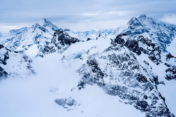Fototapeta na wymiar Swiss alps scenery
