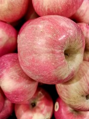 Fresh apple at the fruit shop