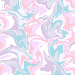 Pastel marble texture in pink, blue and white colors.