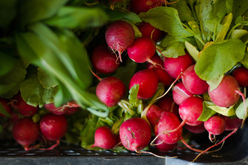 Raw radishes