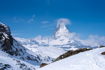 Fototapeta na wymiar Mt.Matterhorn in Zermatt