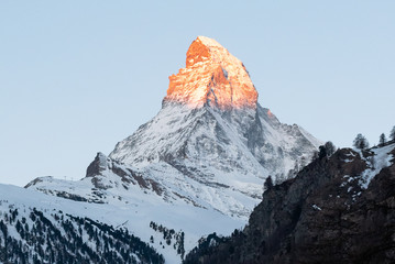 Sunrise at zermatt