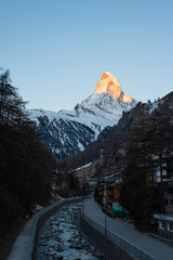 Sunrise at zermatt